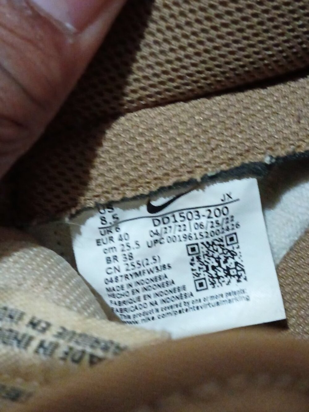 Nike Dunk Low 'Dark Driftwood' Sneakers [DD1503-200] Women's Size 8.5 - Picture 2 of 14